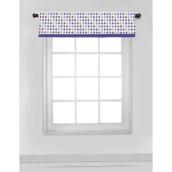 Bacati - Pearl String Purple Aqua Lime Plum Window Valance -Home Shop GUEST 3862c19b 89c1 4f88 a898 4f7b3d794b26
