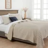 Herringbone Flannel Quilt Beige - Threshold -Home Shop GUEST 38abb1b1 e428 49ff b5de 0fa7e154c2d1