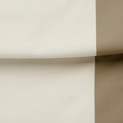 Exclusive Home Frontera 100% Blackout Roman Shade, 23"x64", Natural/Taupe 3 Exclusive Home Frontera 100% Blackout Roman Shade, 23"x64", Natural/Taupe