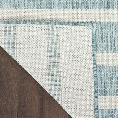 Nourison Positano Modern Stripes Flatweave Outdoor Rug 4 Nourison Positano Modern Stripes Flatweave Outdoor Rug - Image 2