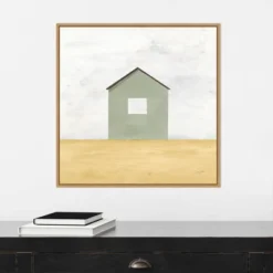 22" X 22" Rural Barn Simplicity II By Courtney Prahl Framed Canvas Wall Art Light Brown - Amanti Art -Home Shop GUEST 3fcec22a 0c70 47d1 bfb7 662ab9fd135c