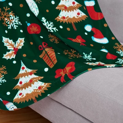 Trinity Velvet Christmas Snowman And Falling Snowflake Pattern Short Curtains 6 Trinity Velvet Christmas Snowman And Falling Snowflake Pattern Short Curtains - Image 4