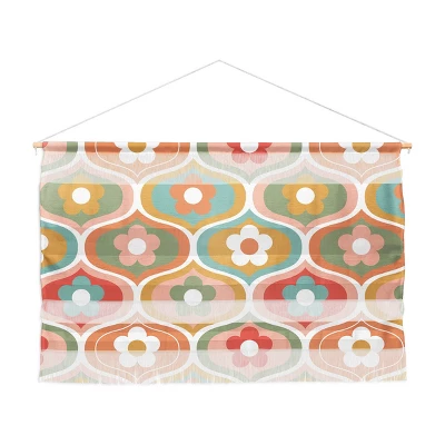 Emanuela Carratoni Vintage Floral Geometric Fiber Wall Hanging - Deny Designs 6 Emanuela Carratoni Vintage Floral Geometric Fiber Wall Hanging - Deny Designs - Image 4