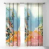 Lunetricotee Garden With Sea View And Olive Tree Single Panel Sheer Window Curtain - Deny Designs -Home Shop GUEST 44627c8b bc10 4e62 a8b4 f34899db0eb4
