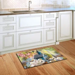 Peaceful Birdhouse Spring Doormat Floral Indoor Outdoor 30" X 18" Briarwood Lane -Home Shop GUEST 4703ad13 f014 45ed 8747 3a1c875aa5cd