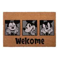 Mickey Mouse 2pk Coir Door Mats Gray 12 Mickey Mouse 2pk Coir Door Mats Gray -Home Shop GUEST 47f70d64 1385 440c 9454 1d38c6f78001