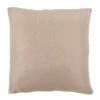 18"x18" Happy Place Square Throw Pillow Taupe/White - Safavieh -Home Shop GUEST 49b1faa3 6116 439b 9831 2d1781ee3b14