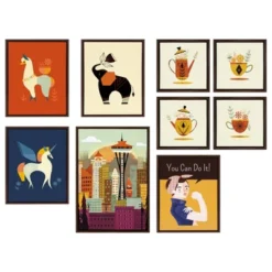 23" X 33" Sylvie Seattle Skyline Framed Canvas Wall Art By Amber Leaders Brown - Kate And Laurel 10 23" X 33" Sylvie Seattle Skyline Framed Canvas Wall Art By Amber Leaders Brown - Kate And Laurel -Home Shop GUEST 4aa20b28 790f 44c5 8d09 e93227d655ff