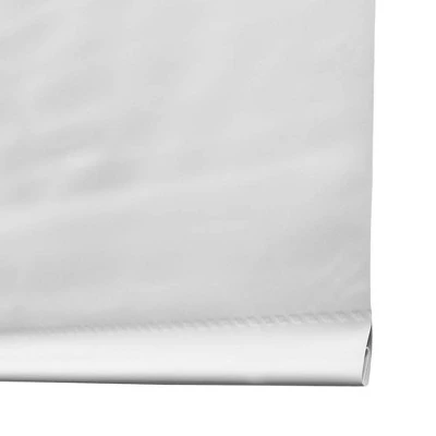 1pc Blackout Tear-to-Fit Vinyl Roller Window Shade White - Lumi Home Furnishings 4 1pc Blackout Tear-to-Fit Vinyl Roller Window Shade White - Lumi Home Furnishings - Image 2