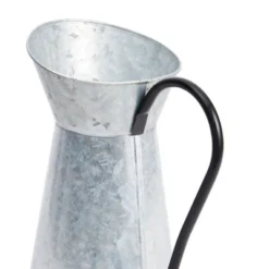 Juvale Rustic-Style Galvanized Pitcher Vase With Handle, Metal Watering Can For Farmhouse-Style Home Decor, Table Centerpieces, 12 In -Home Shop GUEST 4d88de95 d6f6 4260 98fb fff1f1da2c13