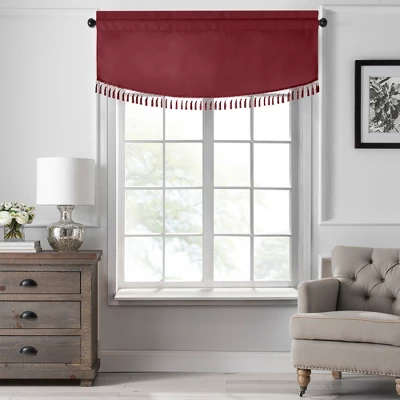 Vanderbilt Scallop Tassel Window Valance - 50" X 19" - SunVeil 6 Vanderbilt Scallop Tassel Window Valance - 50" X 19" - SunVeil - Image 4