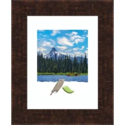 Amanti Art William Mottled Bronze Narrow Picture Frame -Home Shop GUEST 4eb9a716 de30 4b1f 9607 9c183b4a025b