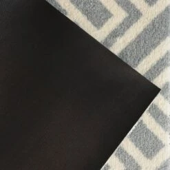 2'x3' ColorStar Deco Grid Door Mat Silver - Bungalow Flooring -Home Shop GUEST 4f34ef83 eb59 4bfc 9295 70295f199acc