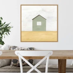 22" X 22" Rural Barn Simplicity II By Courtney Prahl Framed Canvas Wall Art Light Brown - Amanti Art -Home Shop GUEST 4f8684df e85f 46f1 9dd1 1a4ec9ca4676
