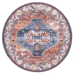 NuLOOM Marli Machine Washable Faded Medallion Area Rug -Home Shop GUEST 50503436 b750 4f79 849f f73a93857593