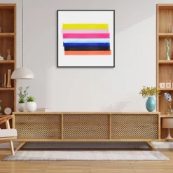 30" X 30" Linear Illusions III By Christine Essue Framed Canvas Wall Art Print - Amanti Art -Home Shop GUEST 50d40ad1 00b9 4649 933a fa6d80d48004