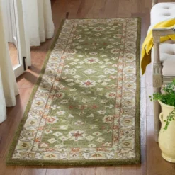 2'3"x8' Floral Tufted Runner Rug Moss Green/Ivory - Safavieh -Home Shop GUEST 5443471b e743 4f84 9ad0 84e14fe41c4d
