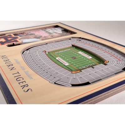 4" X 6" NCAA Auburn Tigers 3D StadiumViews Picture Frame 4 4" X 6" NCAA Auburn Tigers 3D StadiumViews Picture Frame - Image 2