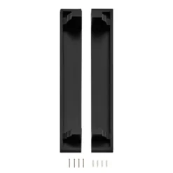 24" Set Of 2 Floating Wall Decor Display Ledge Shelves Black - Danya B. -Home Shop GUEST 55a69ae5 8468 4f46 9337 11afcd9af046