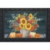 Sunflowers And Hydrangeas Fall Doormat Floral Pumpkins 30" X 18" Briarwood Lane -Home Shop GUEST 58d52d41 28ea 4e05 8e54 72b1125b1ecf