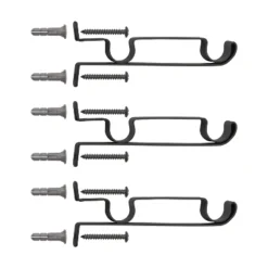 Kenney Ball 5/8" Standard Decorative Window Double Curtain Rod