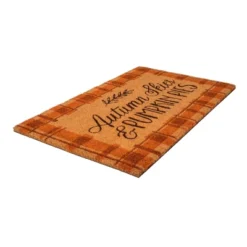 1'4" X 2'4" Autumn Skies Pumpkin Pies Indoor/Outdoor Coir Doormat Orange/Brown - Entryways -Home Shop GUEST 5b8e4277 0cbc 4fdb a1a7 e7d307de3ee2