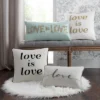 'Love Is Love' Beaded Square Throw Pillow Cream - Edie@Home 2 'Love Is Love' Beaded Square Throw Pillow Cream - Edie@Home -Home Shop GUEST 5ba8719e 81a8 4150 afde 64b7d91a117a