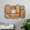 26" X 39" Bamboo Geometric Shapes Wall Decor With Slatted Wood Design Brown - The Novogratz 2 26" X 39" Bamboo Geometric Shapes Wall Decor With Slatted Wood Design Brown - The Novogratz -Home Shop GUEST 5c6a4d8a 1678 4a5c b784 184109806d24