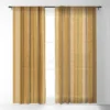 Little Arrow Design Co Ivy Stripes Mustard Single Panel Sheer Window Curtain - Deny Designs -Home Shop GUEST 5d509720 2b94 445c bb8a a9e4421a1e1f