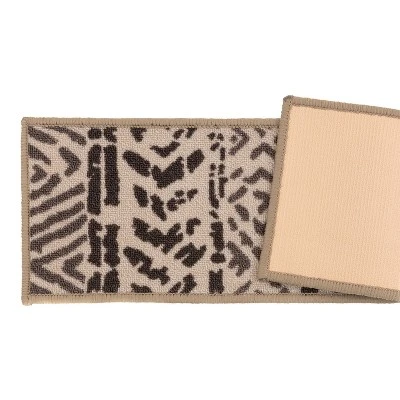 World Rug Gallery Bohemian Design Geometric Non-Slip Stair Treads 4 World Rug Gallery Bohemian Design Geometric Non-Slip Stair Treads - Image 2