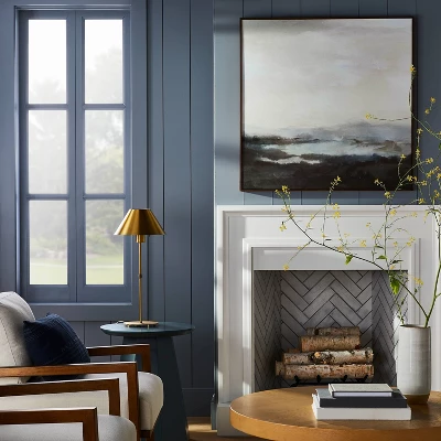 36" X 36" Dreary Abstract Landscape Framed Wall Canvas - Threshold™ Designed With Studio McGee 3 36" X 36" Dreary Abstract Landscape Framed Wall Canvas - Threshold™ Designed With Studio McGee