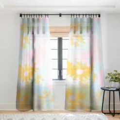 SunshineCanteen Gentle Flowers Single Panel Sheer Window Curtain - Deny Designs 13 SunshineCanteen Gentle Flowers Single Panel Sheer Window Curtain - Deny Designs -Home Shop GUEST 6160e040 a172 4489 a706 6b0aeaf1188c