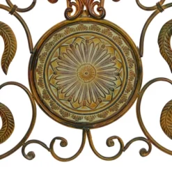 Metal Scroll Wall Decor With Embossed Details Gold - Olivia & May 8 Metal Scroll Wall Decor With Embossed Details Gold - Olivia & May -Home Shop GUEST 6322fd62 3a1c 4339 abdb 4215c6f48079