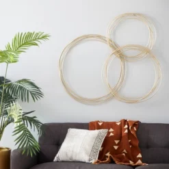 Metal Plate Overlapping Ring Wall Decor - CosmoLiving By Cosmopolitan -Home Shop GUEST 63c7ac7b 4fb0 4916 a08b 782b1171fd91