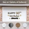 Big Dot Of Happiness Adult 80th Birthday - Gold - Peel And Stick Birthday Party Decoration - Wall Decals Backdrop 1 Big Dot Of Happiness Adult 80th Birthday - Gold - Peel And Stick Birthday Party Decoration - Wall Decals Backdrop -Home Shop GUEST 64aa8b06 5e9a 445b 92e8 1217513e12d5