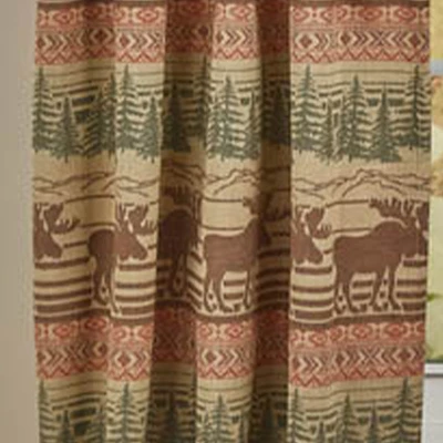Park Designs Moose Jacquard Tiers 72" X 36" 4 Park Designs Moose Jacquard Tiers 72" X 36" - Image 2