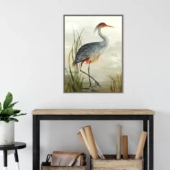 22" X 30" Heron By Aimee Wilson Framed Canvas Wall Art Gray Wash - Amanti Art -Home Shop GUEST 6a7a54a1 87e5 4ec4 ac68 26e501c7d692