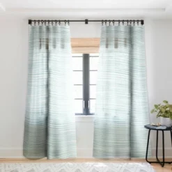 CoastL Studio Ocean Tide Sea Foam Single Panel Sheer Window Curtain - Deny Designs -Home Shop GUEST 6ab81f08 d497 4698 83d9 4cafc0d56cab