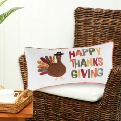 C&F Home 12" X 24" Happy Thanksgiving Turkey Embroidered Fall Throw Pillow 10 C&F Home 12" X 24" Happy Thanksgiving Turkey Embroidered Fall Throw Pillow -Home Shop GUEST 6acc1ab3 efda 403d b029 34f0aabb6ebb