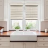 Radiance Brooklyn 29-in Cordless White Distressed Bamboo Roman Shade -Home Shop GUEST 6b1dc0e0 8b54 40ca a543 d26873defb56