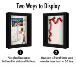 Americanflat Shadow Box Frame With Tempered Shatter-resistant Glass - Available In A Variety Of Sizes And Styles 11 Americanflat Shadow Box Frame With Tempered Shatter-resistant Glass - Available In A Variety Of Sizes And Styles -Home Shop GUEST 6b208fd4 efd1 49ce 8134 cdebfe98efdf