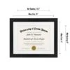 Americanflat Diploma Frame With Tempered Shatter-resistant Glass - Available In A Variety Of Sizes -Home Shop GUEST 6b287271 b0f7 48cb 9d93 716a8b825e5a