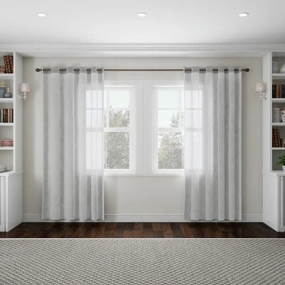 Hastings Home Curtain Rod, Bronze With Cone Finials 5 Hastings Home Curtain Rod, Bronze With Cone Finials - Image 3