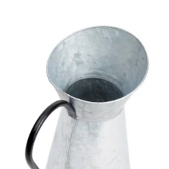 Juvale Rustic-Style Galvanized Pitcher Vase With Handle, Metal Watering Can For Farmhouse-Style Home Decor, Table Centerpieces, 12 In -Home Shop GUEST 6ef9eca2 926a 4f73 b09b a63dd8a6c41e