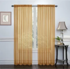 GoodGram 2 Piece Rod Pocket Elegant Sheer Voile Curtain Panels 24 GoodGram 2 Piece Rod Pocket Elegant Sheer Voile Curtain Panels -Home Shop GUEST 6fae8f24 cd8f 4980 a41c 9237ea33fc17