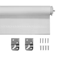 1pc Blackout Tear-to-Fit Vinyl Roller Window Shade White - Lumi Home Furnishings 11 1pc Blackout Tear-to-Fit Vinyl Roller Window Shade White - Lumi Home Furnishings -Home Shop GUEST 70f7a7c9 85a7 4739 80d4 9c8ec60f87e1