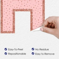 Big Dot Of Happiness Bride Squad - Peel And Stick Rose Gold Bridal Shower Or Bachelorette Party Large Banner Wall Decals - She Said Yes 10 Big Dot Of Happiness Bride Squad - Peel And Stick Rose Gold Bridal Shower Or Bachelorette Party Large Banner Wall Decals - She Said Yes -Home Shop GUEST 7182d682 95e2 49bd 9a9d 039f64619b78