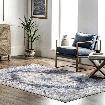 NuLOOM Dania Machine Washable Medallion Area Rug 3 NuLOOM Dania Machine Washable Medallion Area Rug