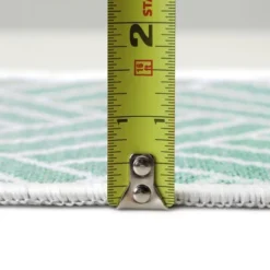 Sussexhome Sea Collection Cotton Heavy Duty Low Pile Area Rug , 2' X 3', Sea Blue -Home Shop GUEST 74770260 c613 4c54 96eb 1e43769cf077