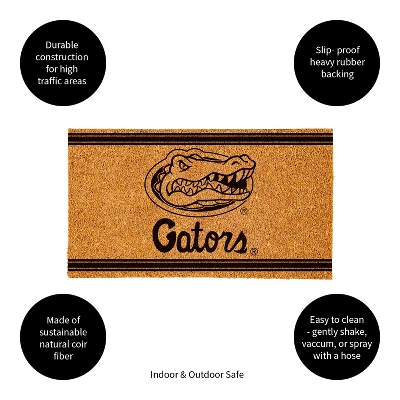 Evergreen University Of Florida Logo Turf Mat, Brown- 28 X 16 Inches Indoor Outdoor Doormat 5 Evergreen University Of Florida Logo Turf Mat, Brown- 28 X 16 Inches Indoor Outdoor Doormat - Image 3